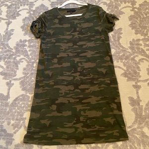 Nordstrom Sanctuary Camo t-shirt dress, small